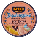 Rio Mare Insalatissime Insalata di Tonno Sicily Edition con Riso alla Curcuma, Ceci Neri e Arancia Gr.200