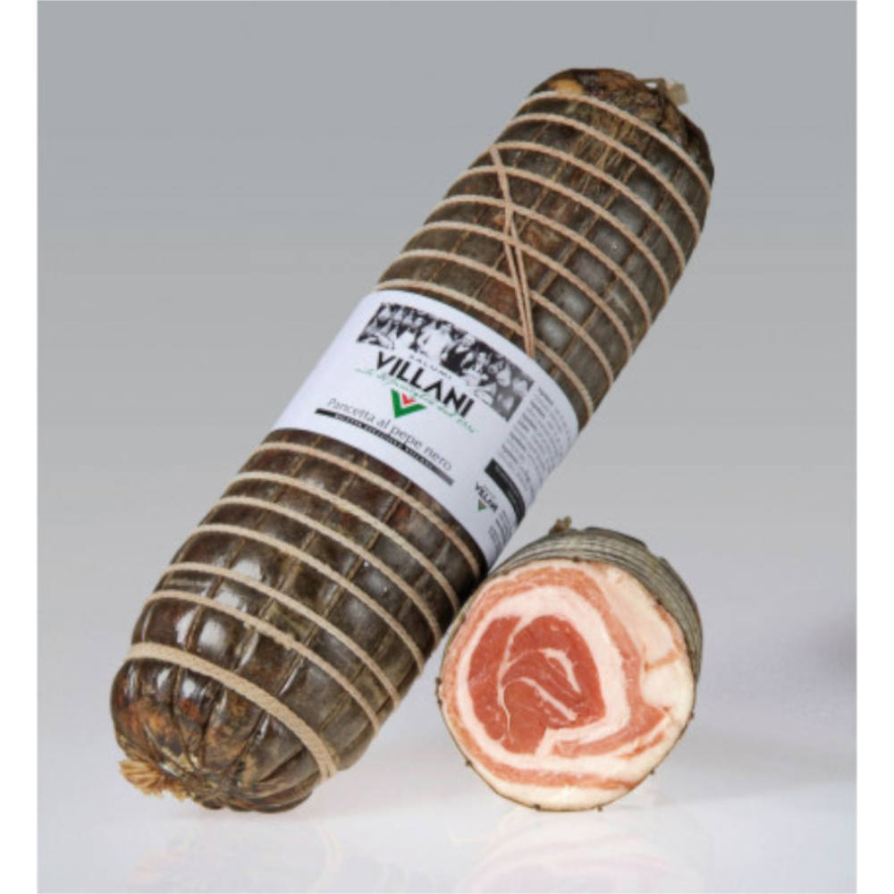 VILLANI PANCETTA PEPE NERO KG.3,5 PZ.1
