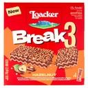 Loacker Break3 Barrette di Wafer con Crema alle Nocciole 100% Italiane Pz.4 X Gr.19