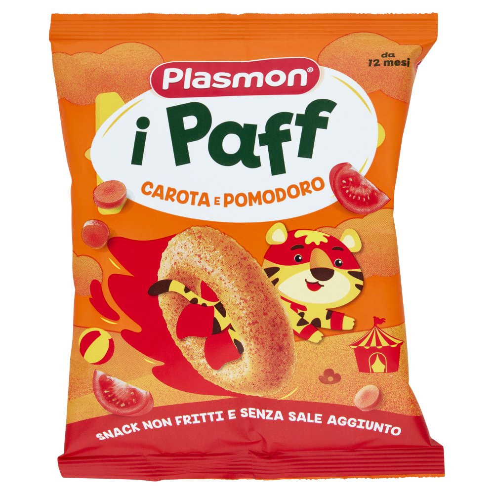 Plasmon I Paff Snack Carota e Pomodoro Gr.15