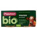 Plasmon Omogeneizzato Bio Manzo con Carote Pz.2 Gr.80