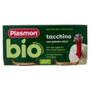 Plasmon Omogeneizzato Bio Tacchino con Patate Dolci Pz.2 Gr.80 