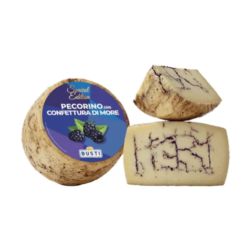 Busti Formaggio Pecorino con Confettura di More Pz.2 Kg.2.5