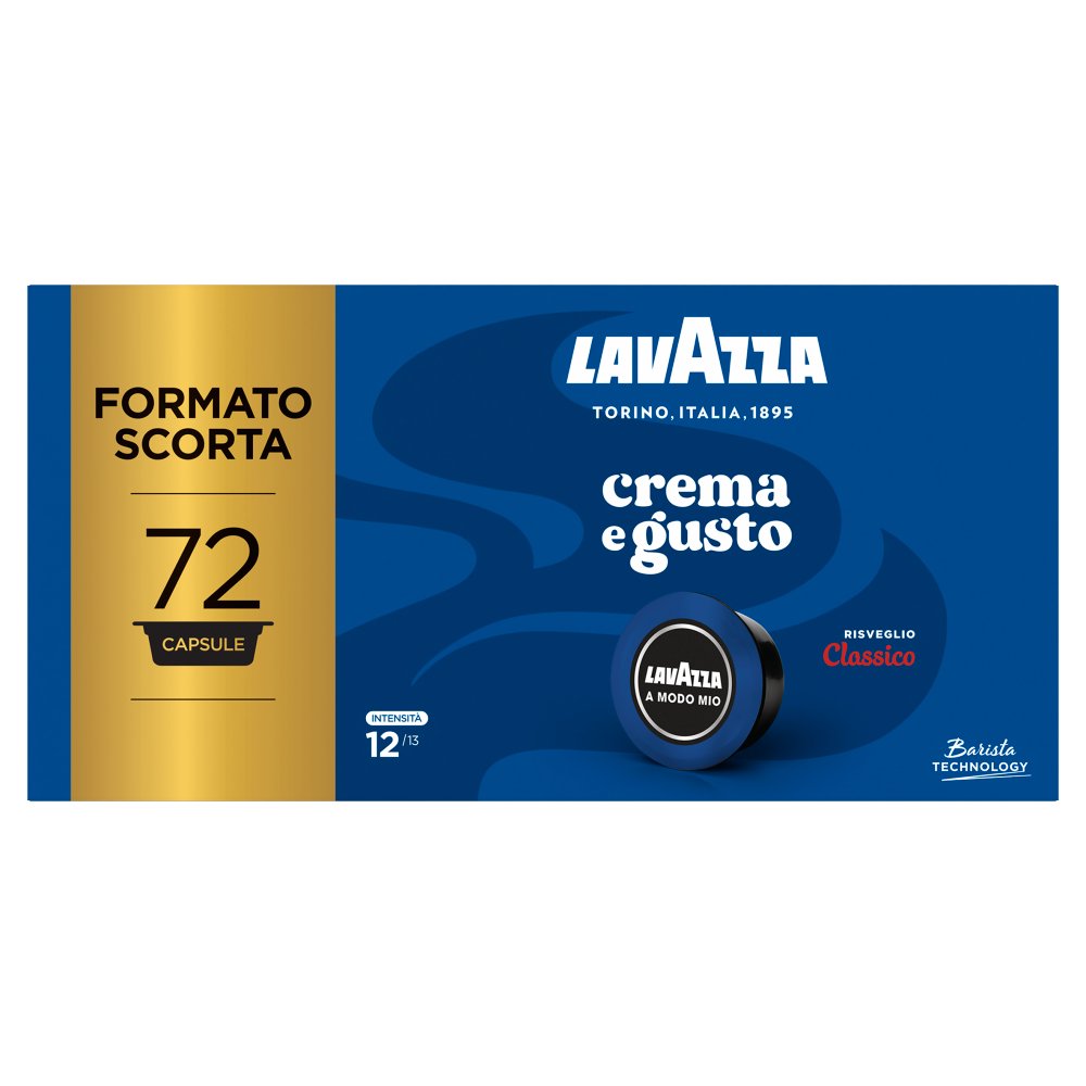 Lavazza A Modo Mio Capsule Caffè Crema e Gusto Classico Pz.72  Gr.540