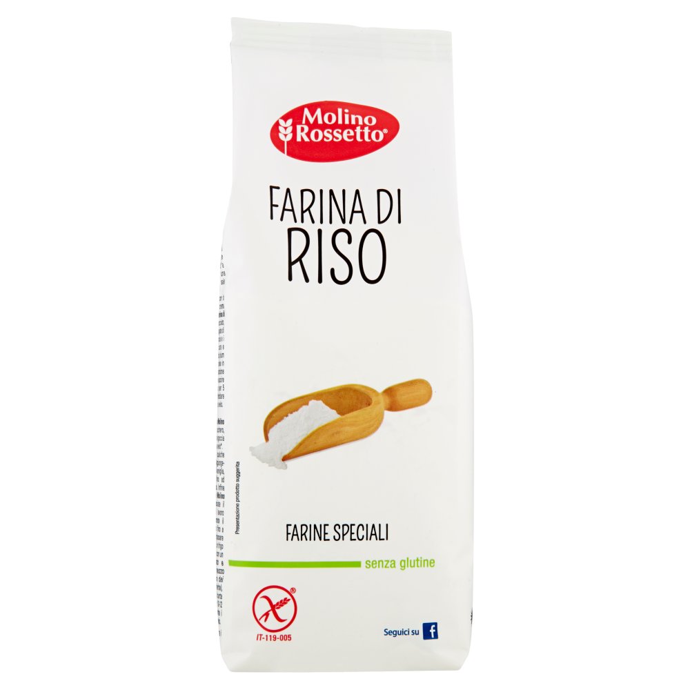 Molino Rossetto Farine Speciali Farina di Riso senza Glutine Gr.500