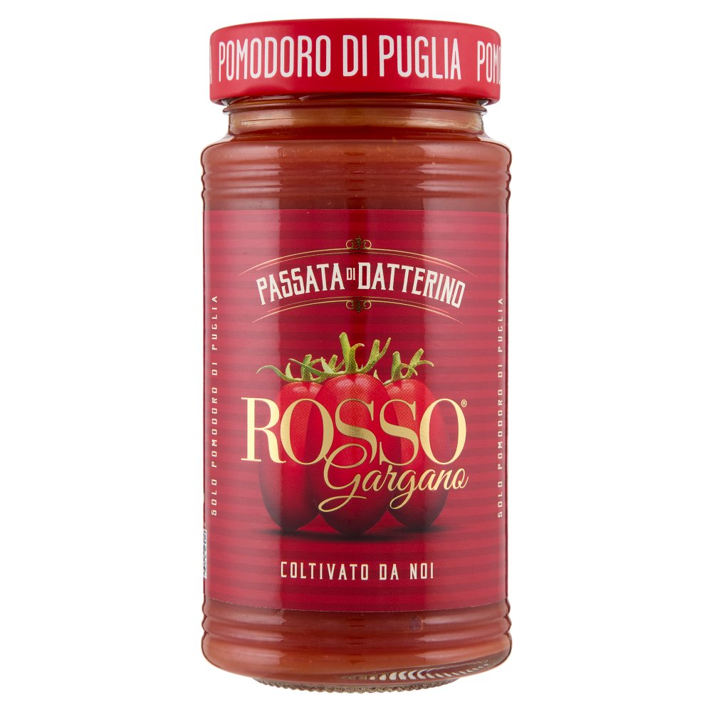 Rosso Gargano Passata di Pomodoro Datterino Gr.290