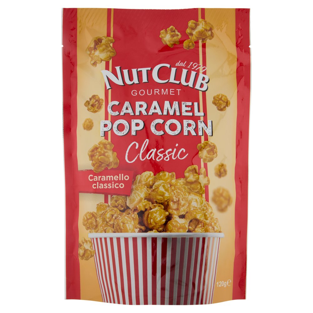NUT CLUB POP CORN CARAMELLO 120 GR