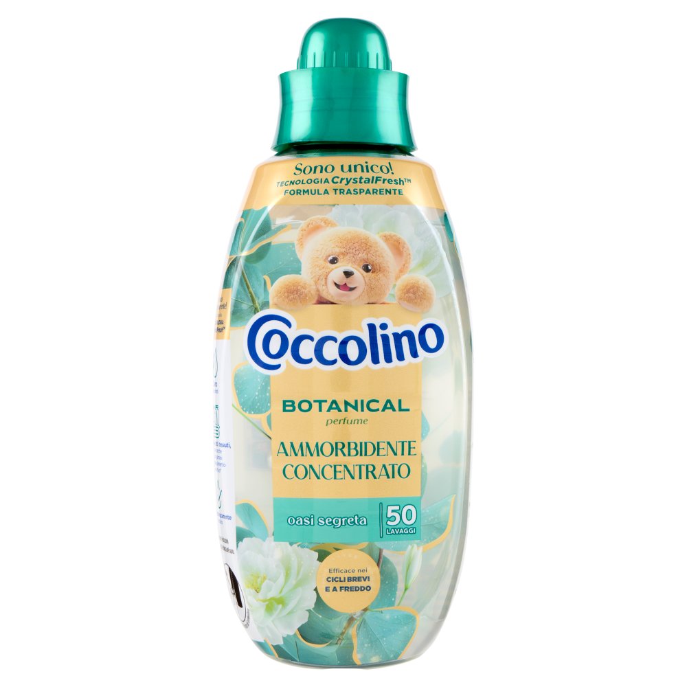 Coccolino Ammorbidente Concentrato Botanical Perfume Oasi Segreta 50 Lavaggi Ml.750