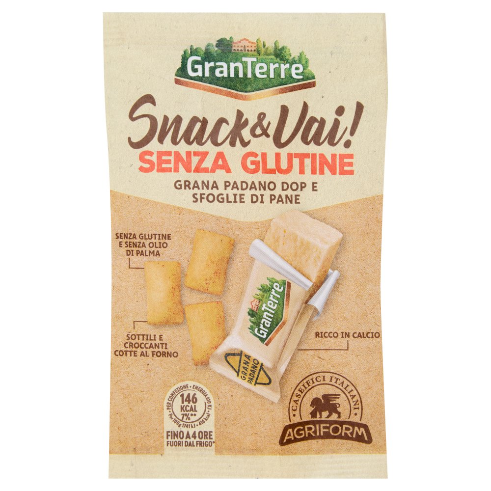 GRANTERRE SNACK PADANO&PANE S/G G35