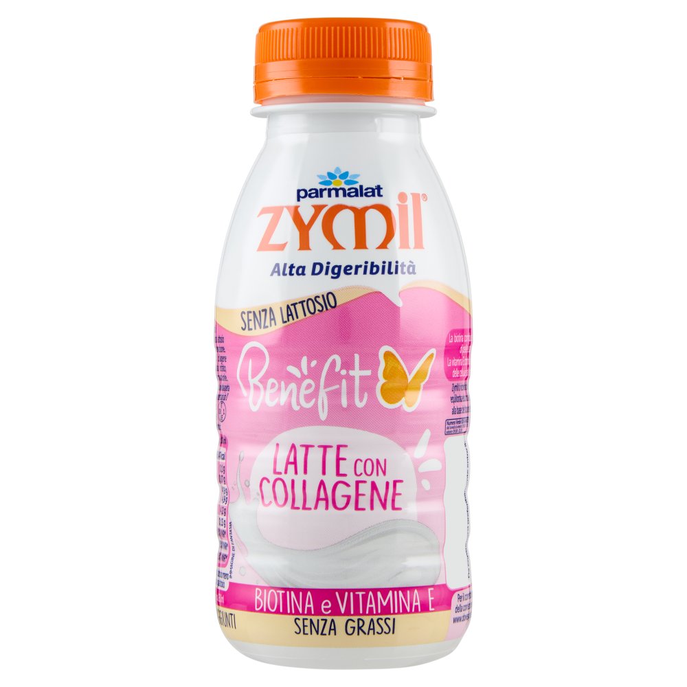 Parmalat Latte Zymil Benefit con Collagene, Biotina e Vitamina E Ml.250