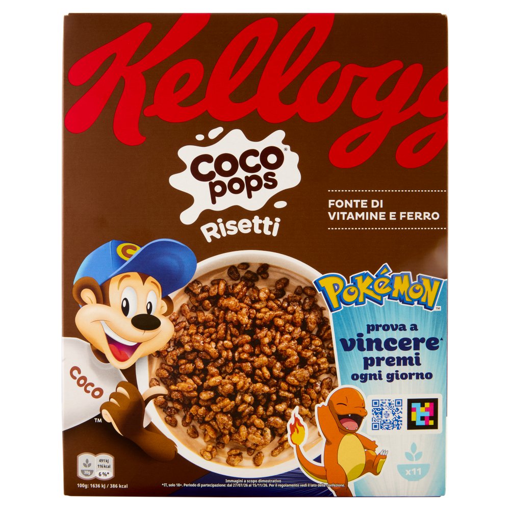 Kellogg's Coco Pops Cereali Risetti Gr.330