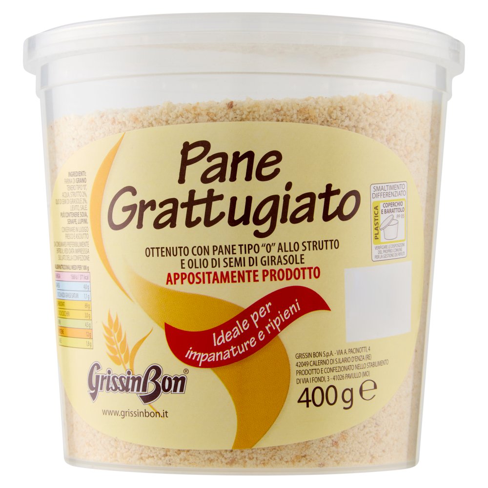 Grissin Bon Pane Grattugiato Gr.400