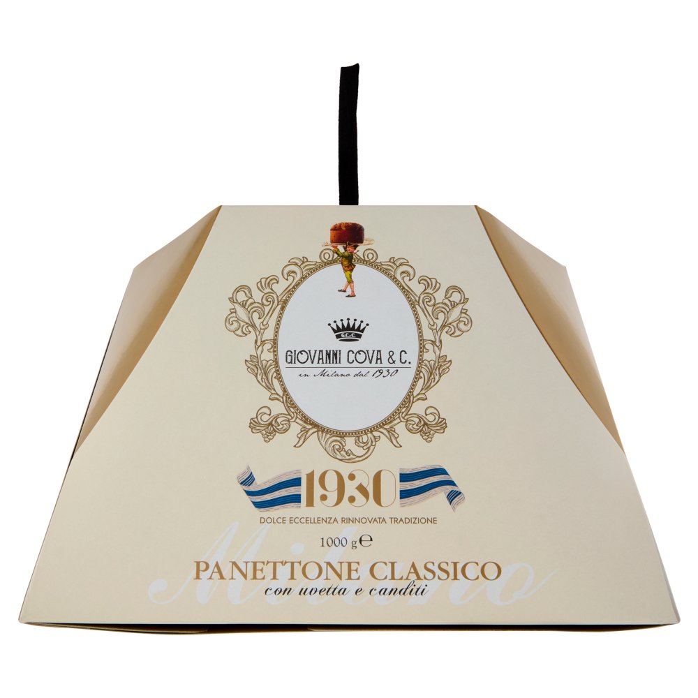 G.COVA PANETTONE BASSO AST.1KG