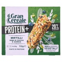 Gran Cereale Barrette Protein+ Mirtilli Semi di Zucca e Quinoa Pz.4 Gr.112