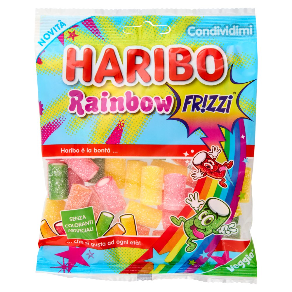 Haribo Caramelle Rainbow Frizzi Gr.150