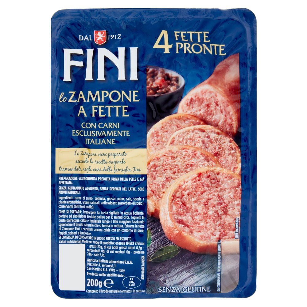 Fini Lo Zampone a Fette Pz.4 Gr.200