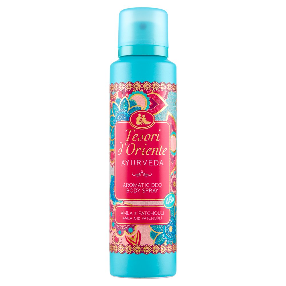Tesori d'Oriente Deo Spray Aromatico Ayurveda 48h Amla e Patchouli Ml.150