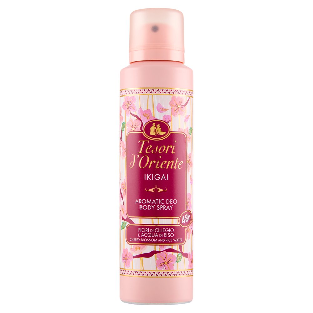 Tesori d'Oriente Deo Spray Aromatico Ikigai 48h Fiori di Ciliegio e Acqua di Riso Ml.150