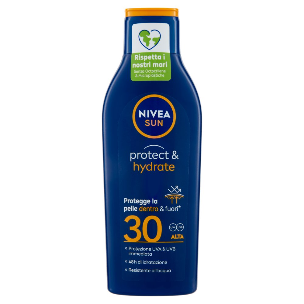 Nivea Sun Crema Solare Protect & Hydrate 30 Alta Ml.200