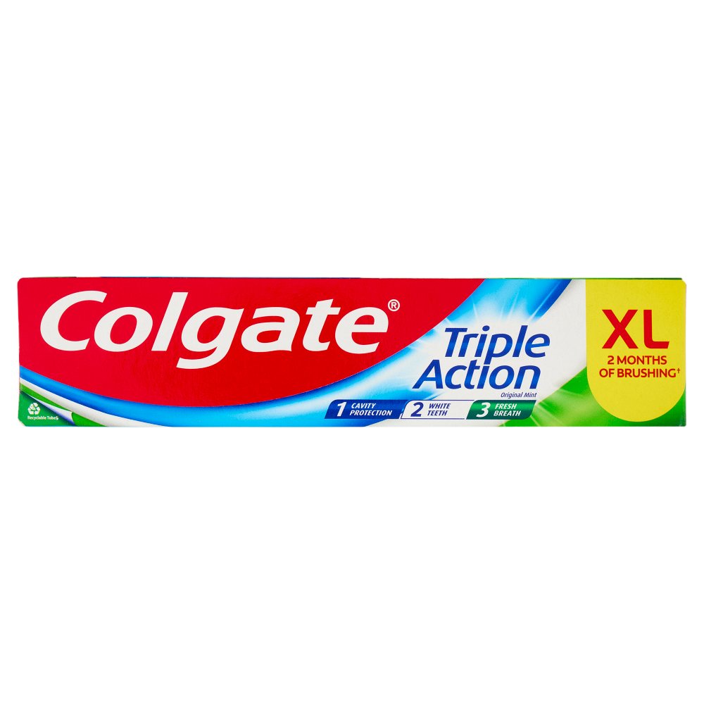 Colgate Dentifricio Triple Action Protezione Carie Ml.125
