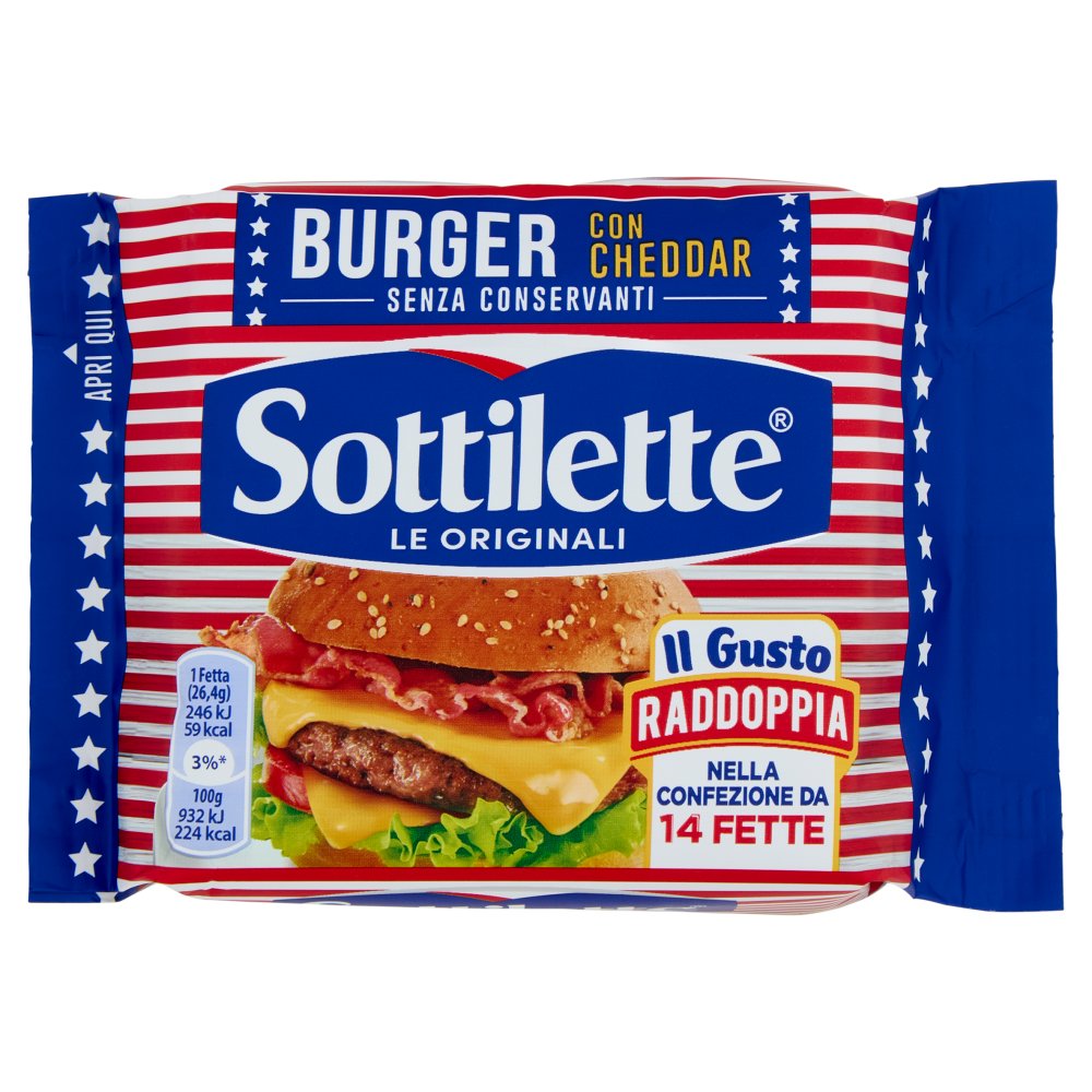 SOTTILETTE BURGER GR.370
