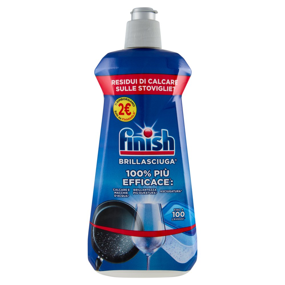 Finish Brillantante Lavastoviglie Brillasciuga Regular Ml.500