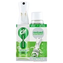 Cif Infinite + Clean Tutto in 1 Clean Lime & Fiori Bianchi 280 ml + Re-Load Ml.590