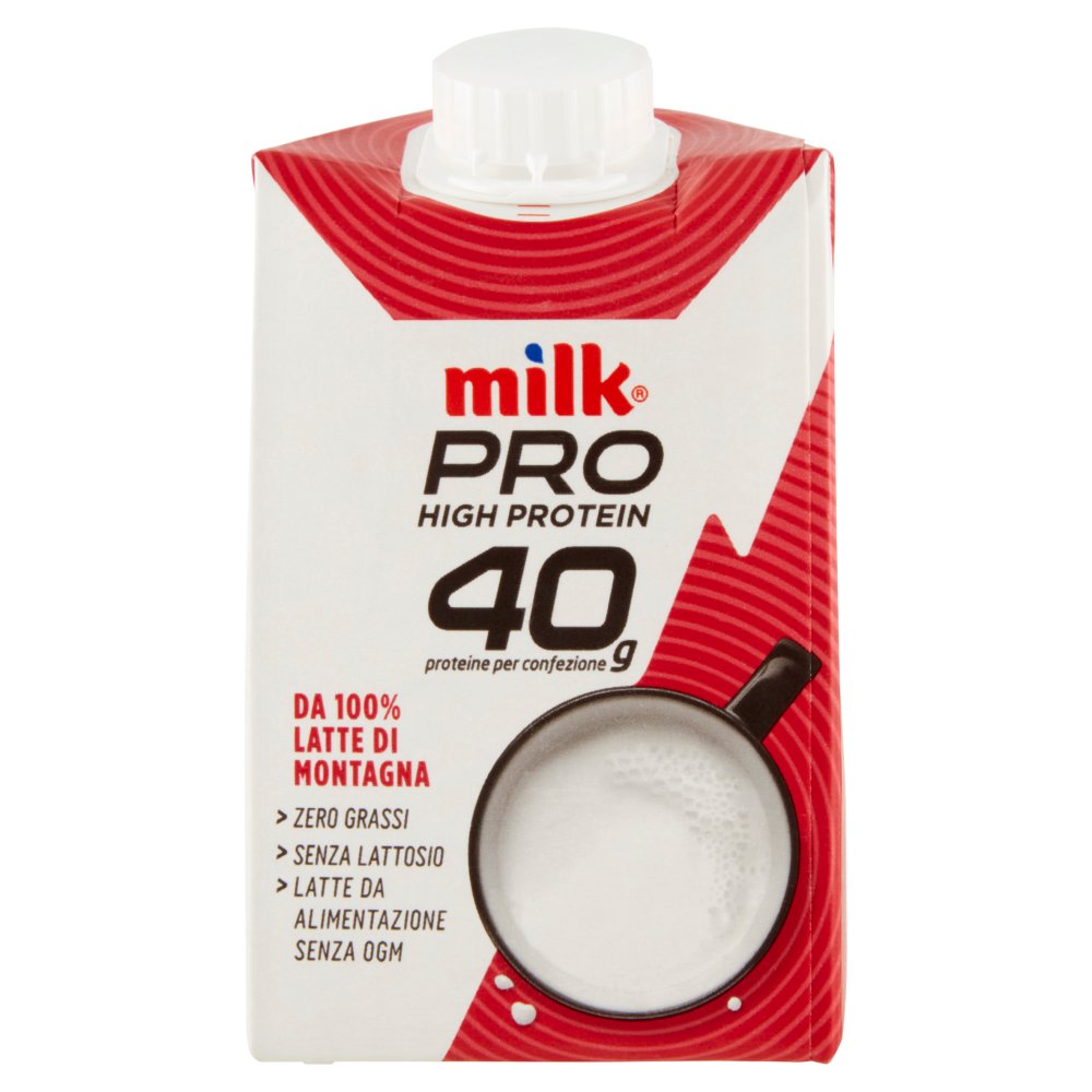 Milk Pro High Protein 40g da 100% Latte di Montagna Ml.500