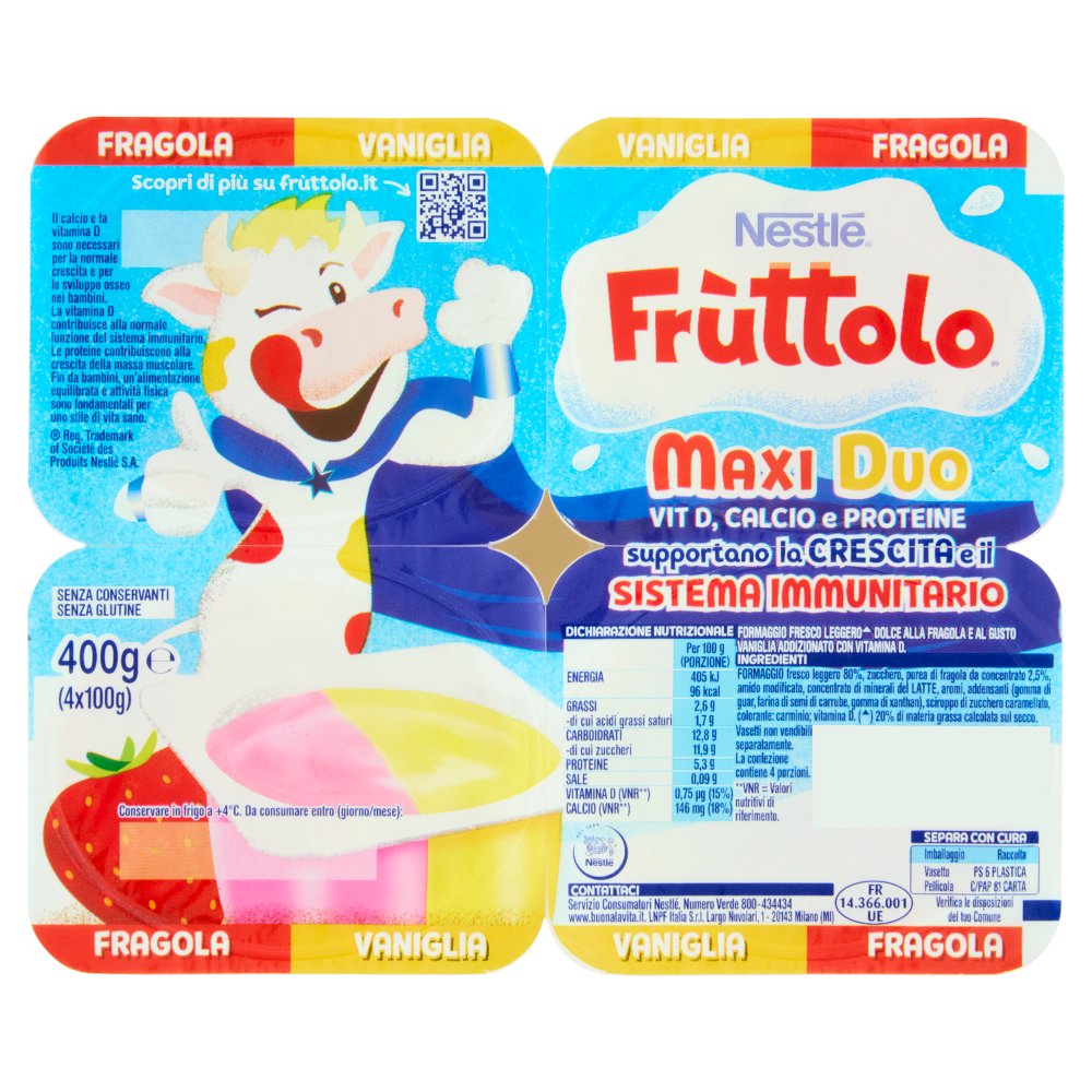 FRUTTOLO MAXIDUO FRAG/VAN.GR100X4