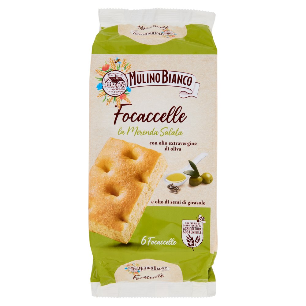 Mulino Bianco Focaccelle con Rosmarino Pz.6 Gr.198