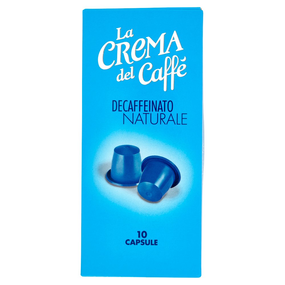 La Crema del Caffè Decaffeinato Naturale 10 Capsule Gr.50