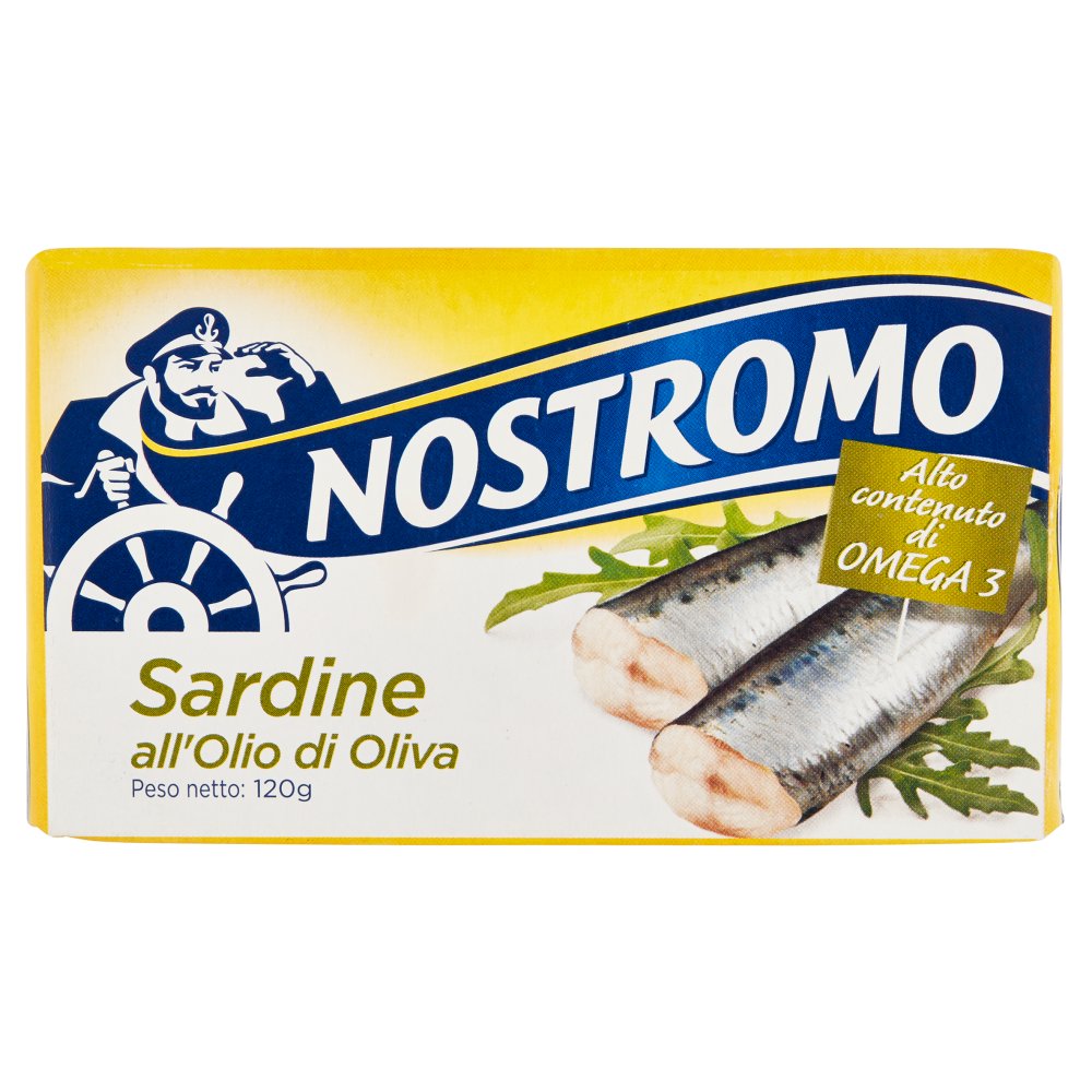 Nostromo Sardine all’Olio di Oliva Gr.120