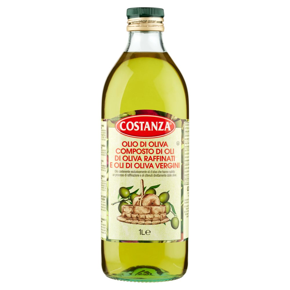 Costanza Olio di Oliva composto di Oli di Oliva Raffinati e Oli di Oliva Vergini Lt.1