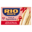 Rio Mare Filetti di Sgombro all'Olio di Oliva con Peperoncino Piccante Gr.125