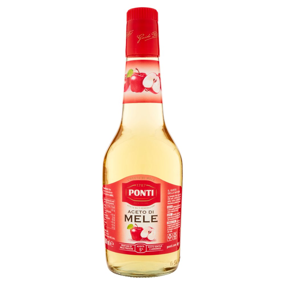 Ponti Aceto di Mele 100% Italiane Ml.500