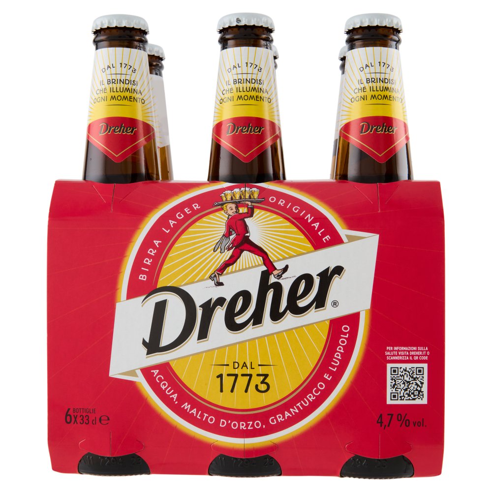 Dreher Birra Cl.33X6 Vol.4,7°