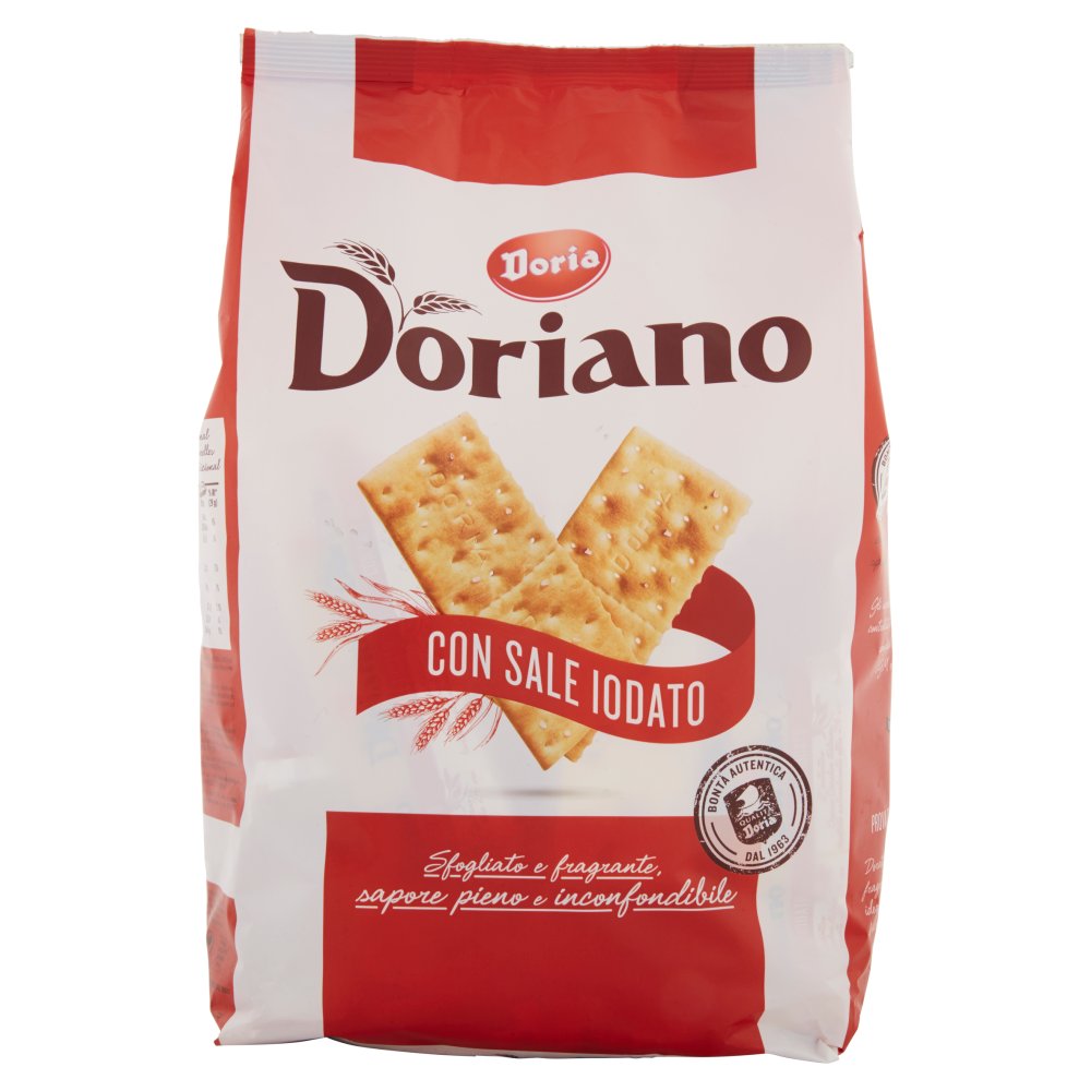 Doria Crackers Doriano con Sale Iodato Gr.700