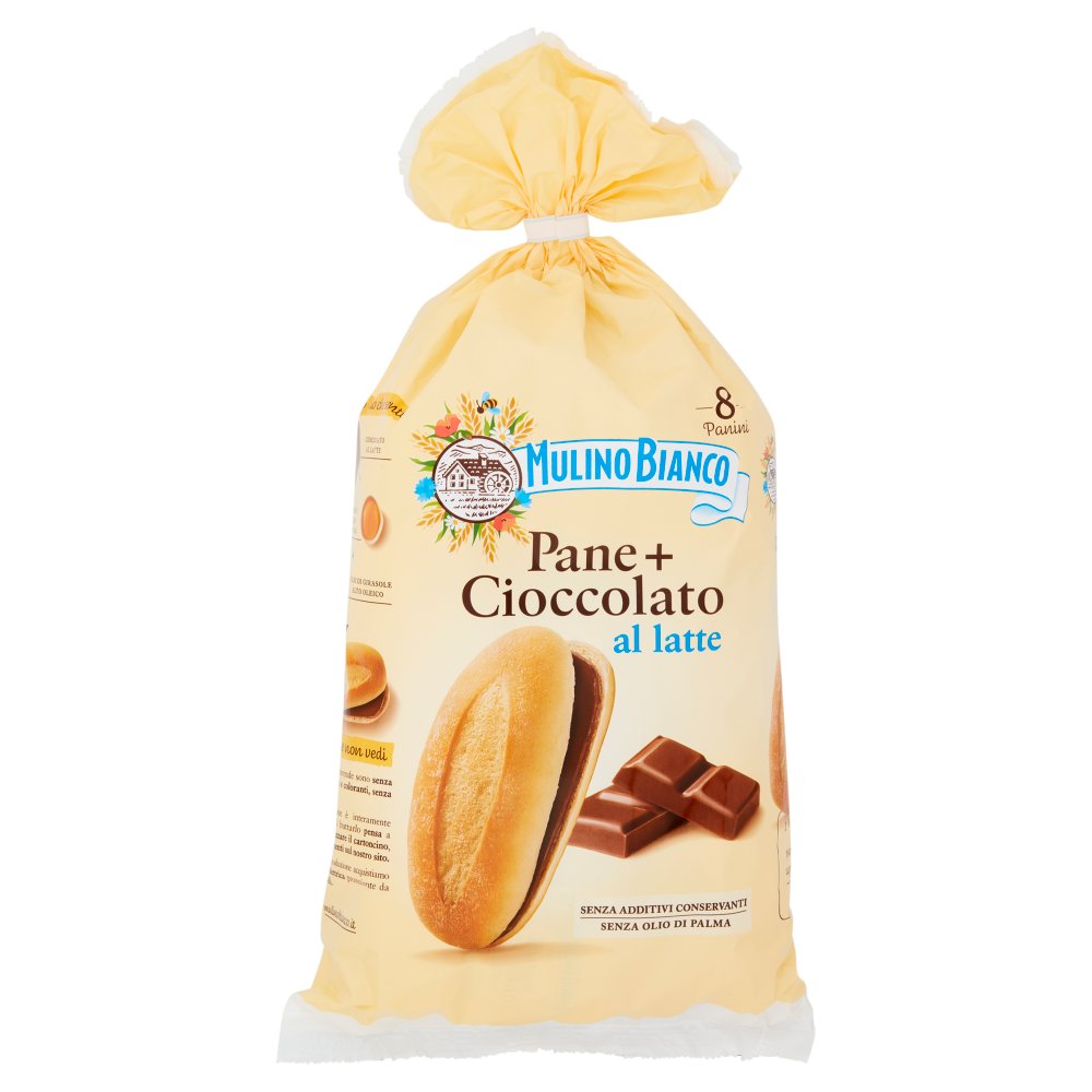 Mulino Bianco Pane + Cioccolato Pz.8 Gr.300