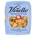 Voiello La Mezza Manica Rigata N°122 Pasta Trafilata al Bronzo di Grano Aureo 100% Italiano Gr.500