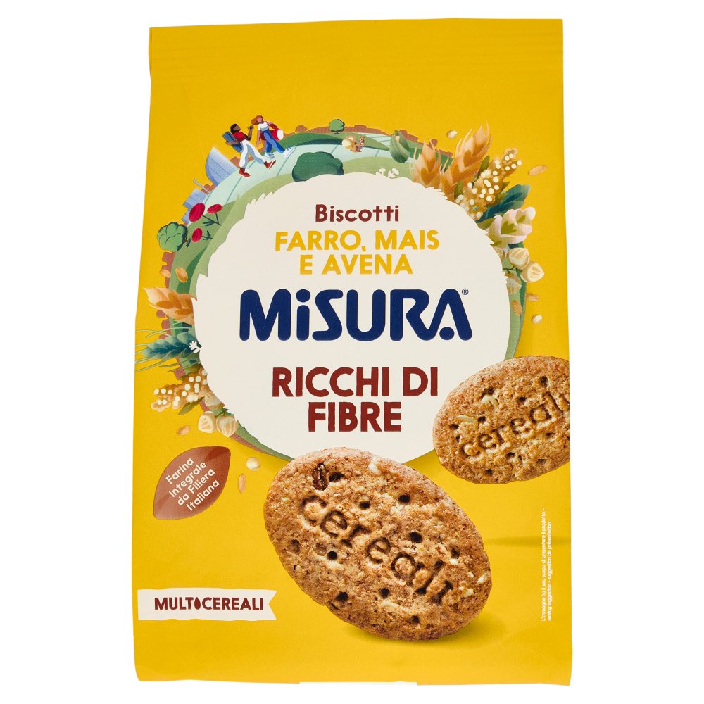 Misura Multicereali Discotti Farro, Mais e Avena Gr.330