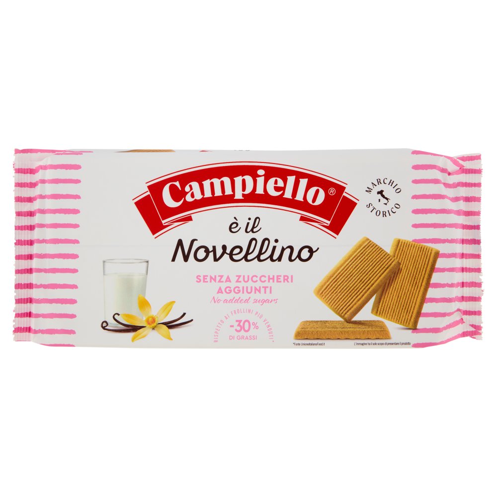Campiello Biscotti Novellini senza Zuccheri Aggiunti Gr.350