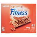 Nestle' Fitness Crunchy Caramel Barrette di Cereali Integrali Con Cioccolato Gr.23,5 x Pz.4
