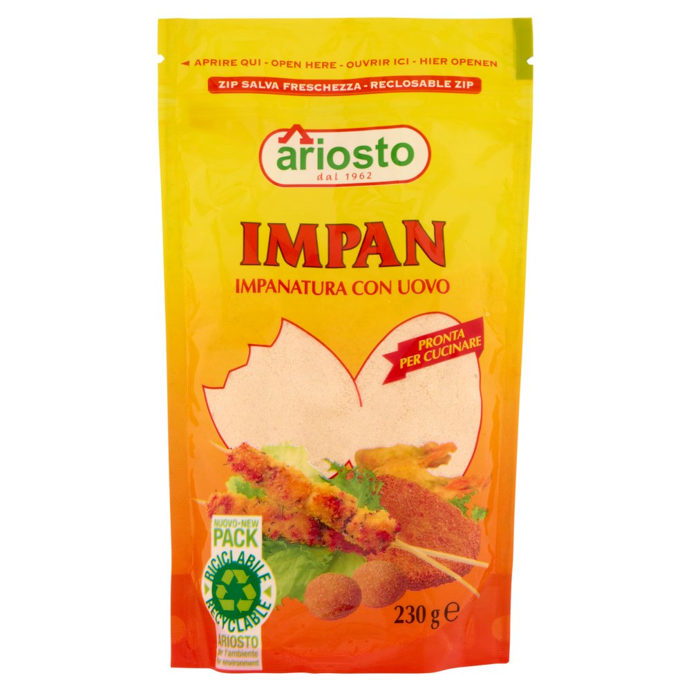 Ariosto Impam Impanatura con Uovo Gr.230