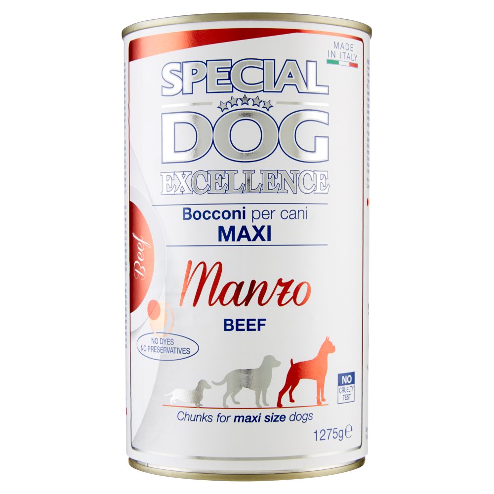 Monge Special Dog Excellence Bocconi per Cani Maxi con Manzo Kg.1,275