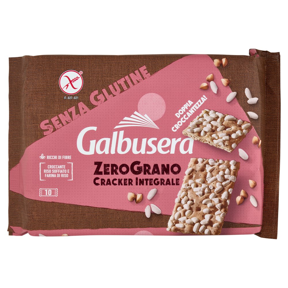 Galbusera Crackers Integrali Zerograno Gr.360