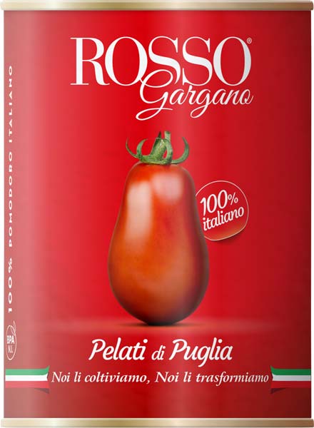 Rosso Gargano Pomodori Pelati Gr.800