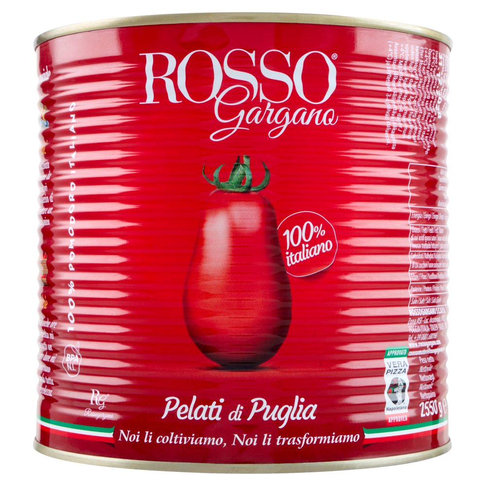 Rosso Gargano Pomodori Pelati di Puglia Kg.2,55