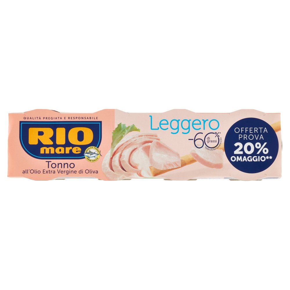 RIO MARE TONNO LEGGERO GR.60 4 PZ