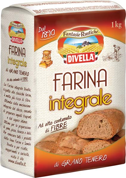 Divella Farina Grano Integrale Kg.1