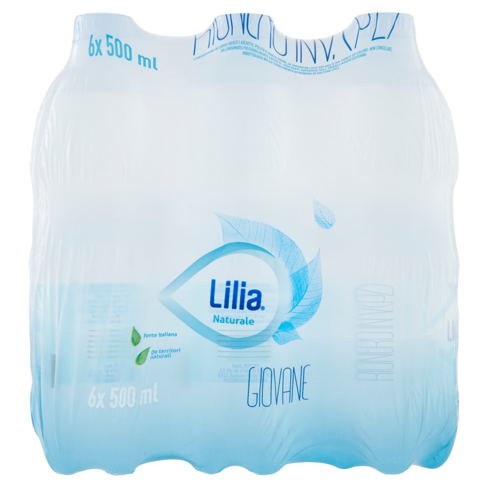 Lilia Giovane Acqua Minerale Naturale Pet Cl.50